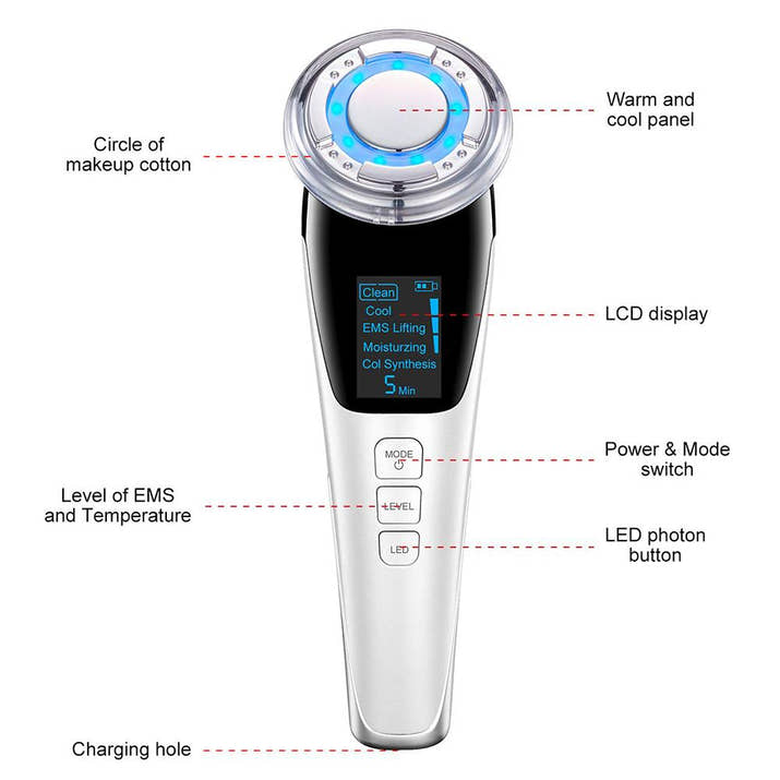 Anti-Aging LED Light Therapy Massager