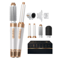 Multifunctional 7-in-1 hot air curling comb