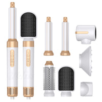 Multifunctional 7-in-1 hot air curling comb