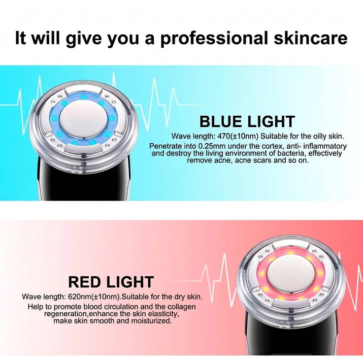 Anti-Aging LED Light Therapy Massager